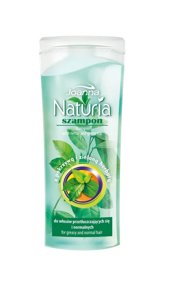 Joanna Naturia mini Nettle ir Žaliosios arbatos šampūnas 100 ml - Kosmetika