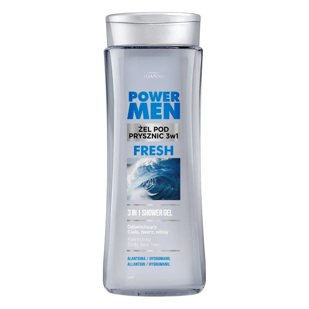 Joanna Power Vyrų 3-in-1 Dušo Gelis Šampūnas 300ml - Kosmetika