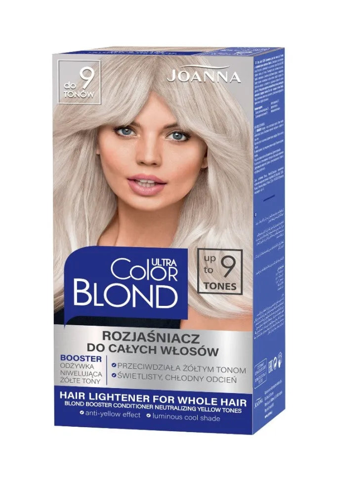 Joanna Ultra Color Blond plaukų šviesiklis - iki 9 atspalvių 1 vnt - Kosmetika