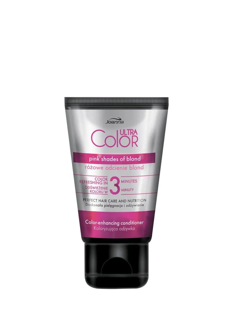 Joanna Ultra Color Conditioning Hair - rožiniai šviesių plaukų atspalviai 100g - Kosmetika