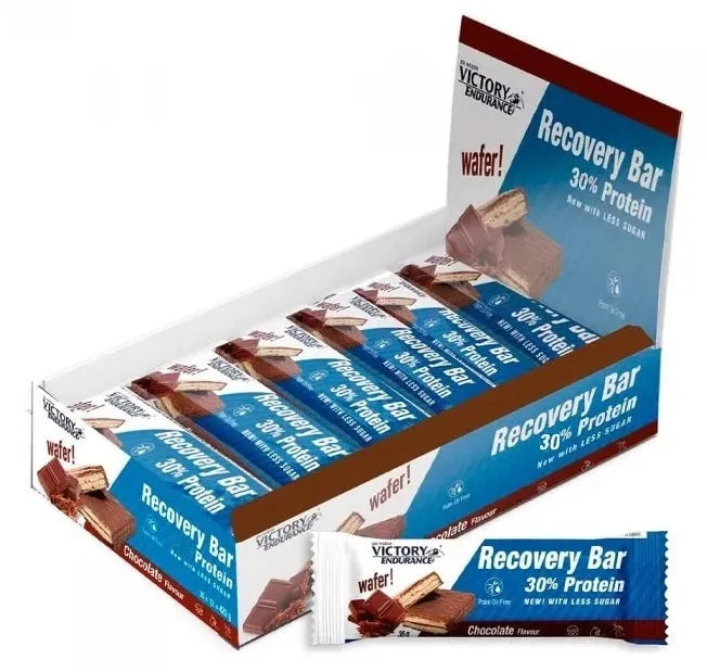Joe Weider Victory Endurance Recovery Bar Chocolate - 12 x 35g - Maistas