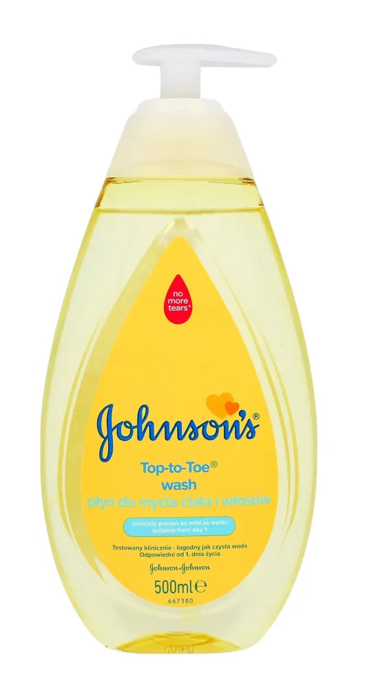 Johnson’s Baby Top-To-Toe Body and Hair Wash for Children 500ml - Kosmetika