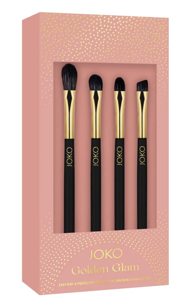JOKO Golden Glam - eye makeup brush set - Kosmetika