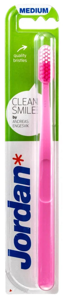 Jordan Clean Smile vidutinio dydžio dantų šepetėlis 1 vnt. - Kosmetika
