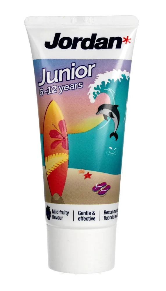Jordan Junior Dantų pasta vaikams 6-12 metų 50ml - Kosmetika
