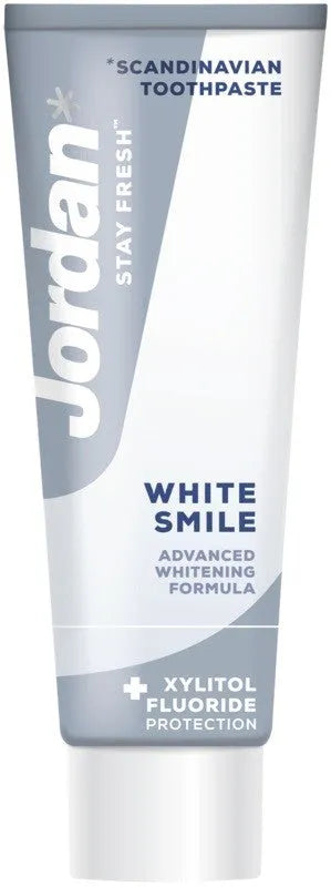 Jordan Stay Fresh Dantų pasta Balta šypsena 75ml - tūbelė - Kosmetika