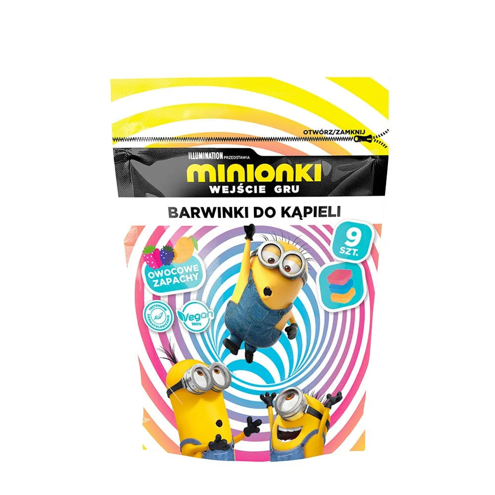 KIDS Minions vonios spalvinimo tabletės 9 x 16g - Kosmetika