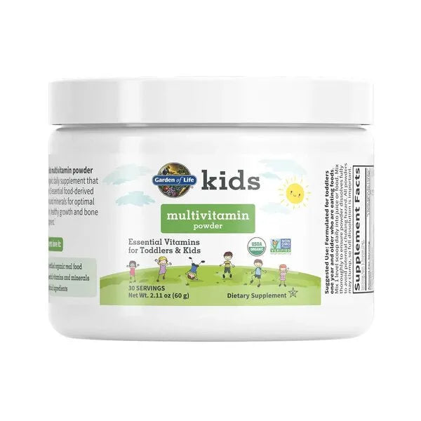 Kids Multivitamin Powder - 60g - Garden of Life - Papildai