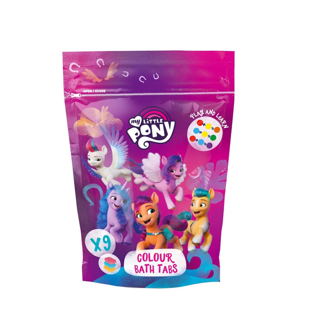 KIDS My Little Pony dažymo vonios tabletės 9 x 16g - Kosmetika