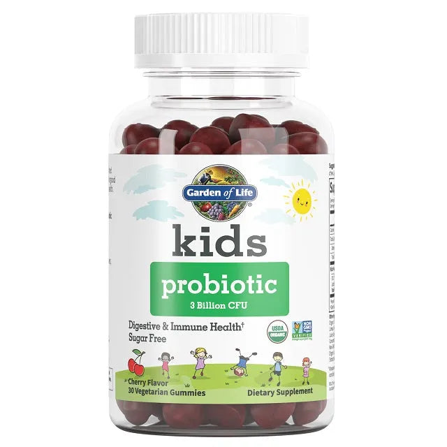 Kids Probiotic 3 Billion CFU (Cherry) - 30 gummies - Garden of Life - Papildai