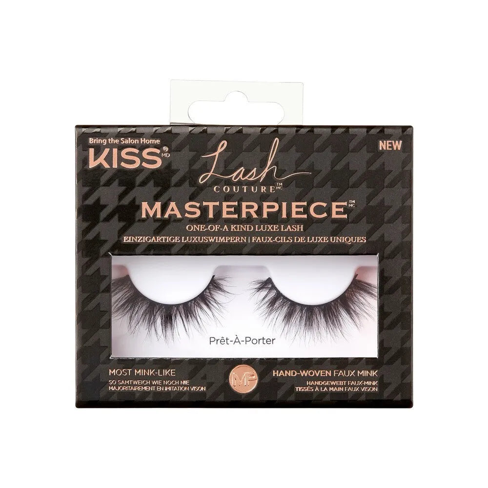 KISS Lash Couture Masterpiece dirbtiniai blakstienos - Pret-A-Porter 1 pakuotė. - Kosmetika