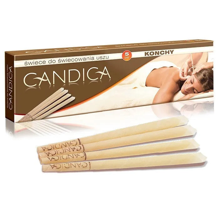 KONCHY ear candles 5 pairs - AURA HERBALS - Medicinos ir slaugos prekės