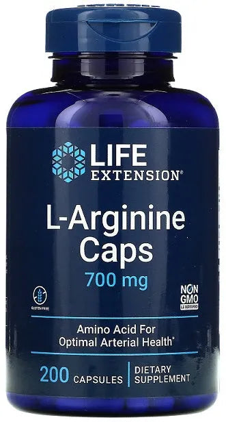 L-Arginine Caps 700mg - 200 - Life Extension - Papildai