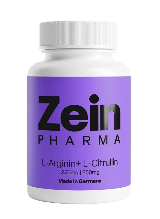 L-Arginine + L-Citrulline 500mg - 90 caps - Zein Pharma - Papildai