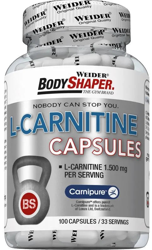 L-Carnitine Capsules - 100 caps - Weider - Sporto papildai