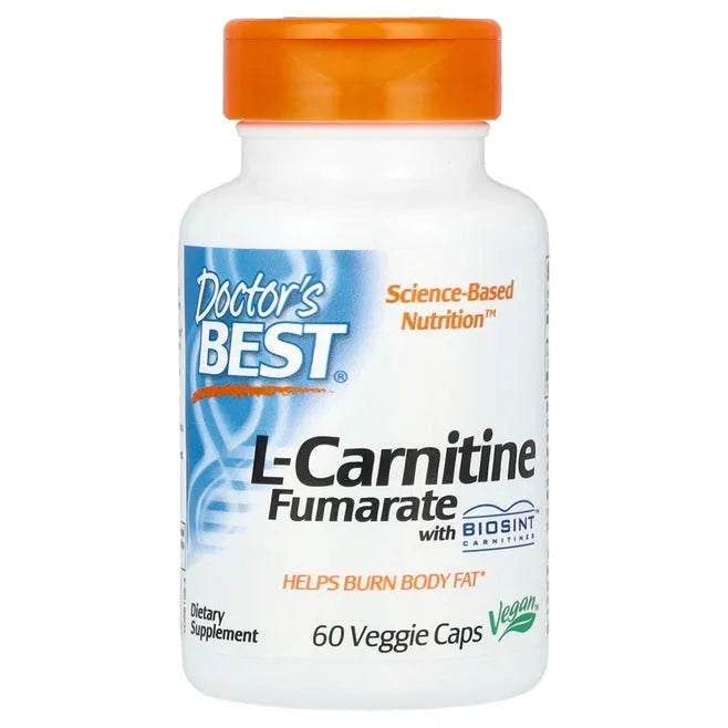 L-Carnitine Fumarate with Biosint Carnitines - 60 vcaps - Doctor’s Best - Papildai