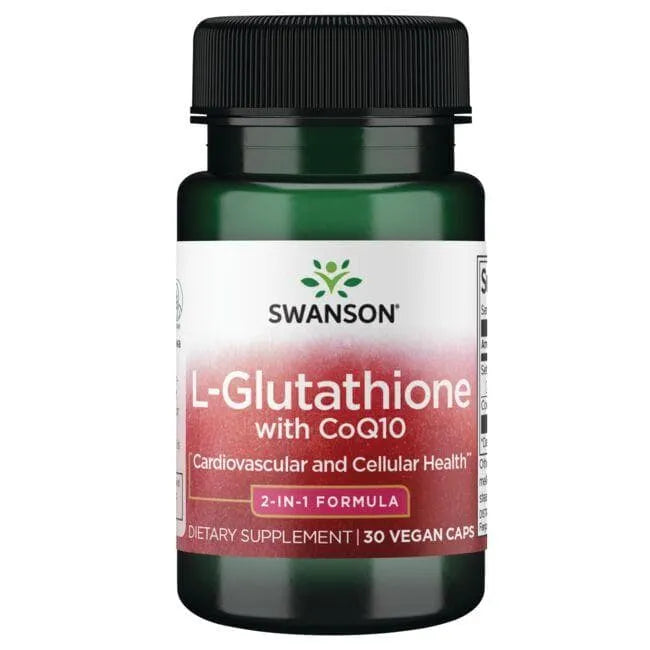 L-Glutathione with CoQ10 - 200 mg - 100 - N30 - Swanson - Papildai