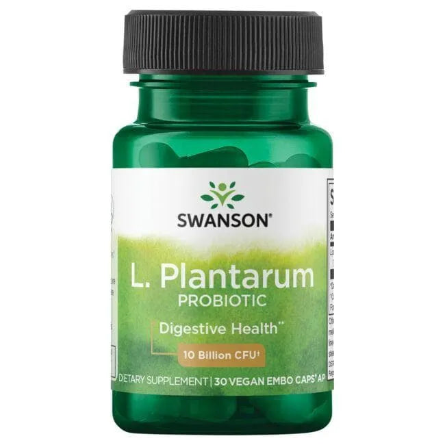 L. Plantarum Probiotic - Probiotikai - 10 mlrd. CFU - N30 - Swanson - Papildai