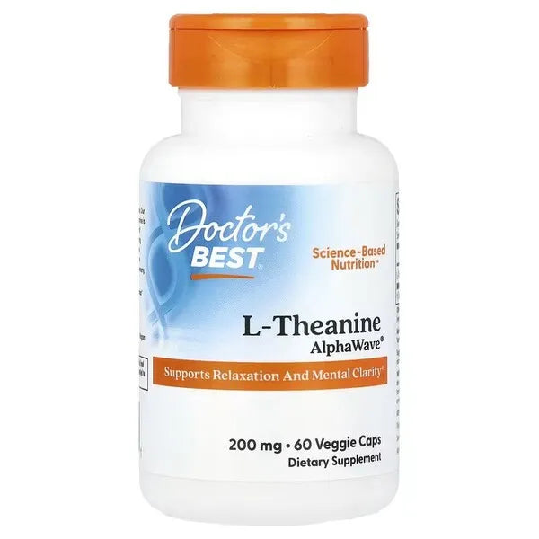 L-Theanine AlphaWave - 60 vcaps - Doctor’s Best - Papildai