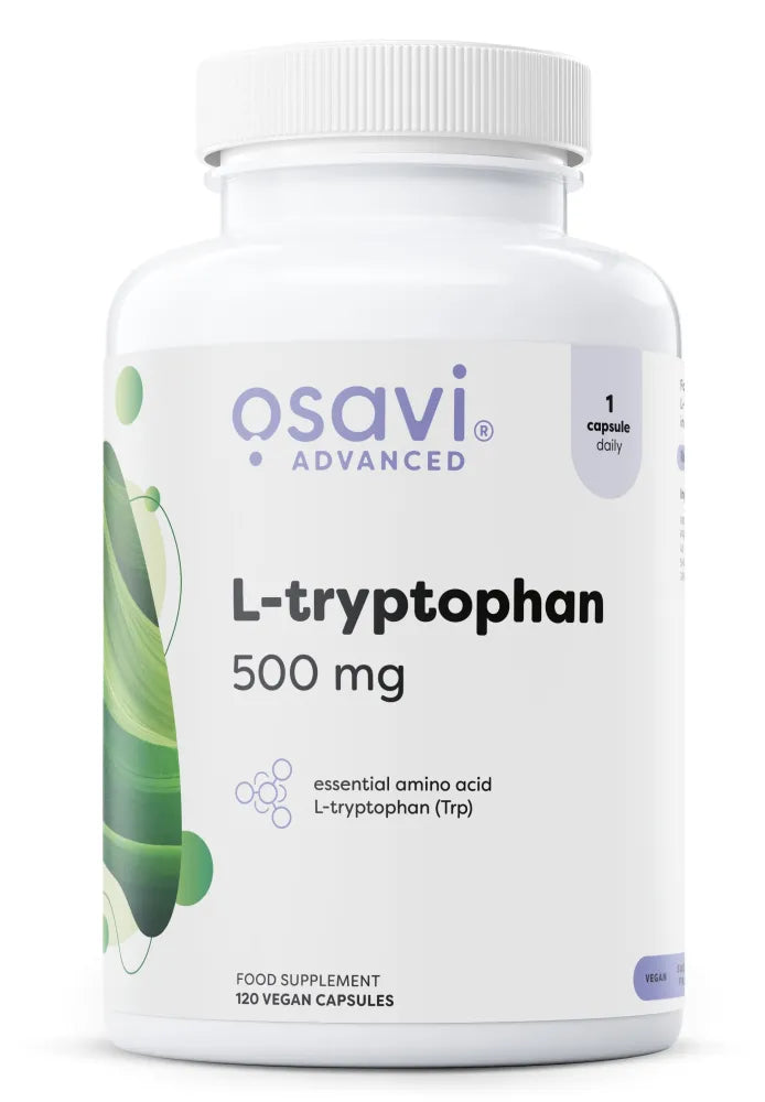 L-tryptophan 500mg - 120 vegan caps - Osavi - Papildai