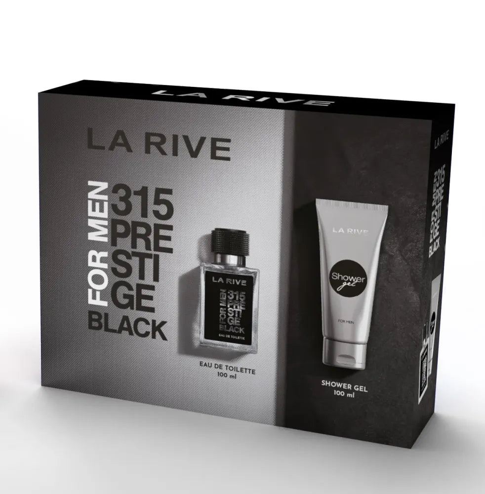 LA RIVE Man Dovanų rinkinys 315 Prestige Black (eau de toilette 100 ml + dušo gelis ml) - Kosmetika