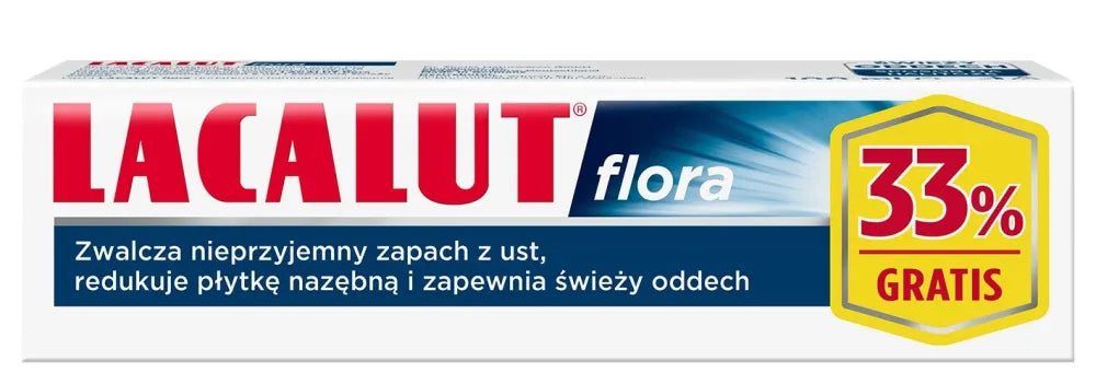 Lacalut dantų pasta Flora (+33% nemokamai) 100ml - Kosmetika