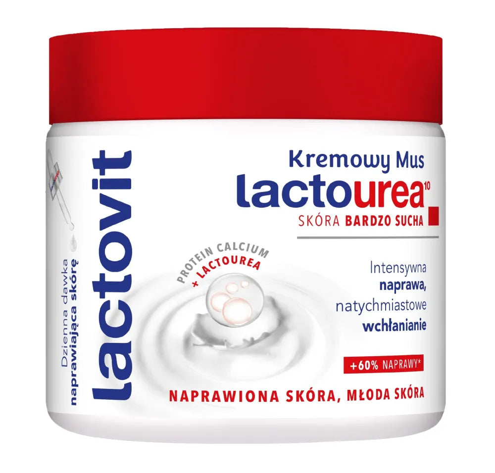 LACTOVIT Lactourea Body Mousse 400 ml - Kosmetika