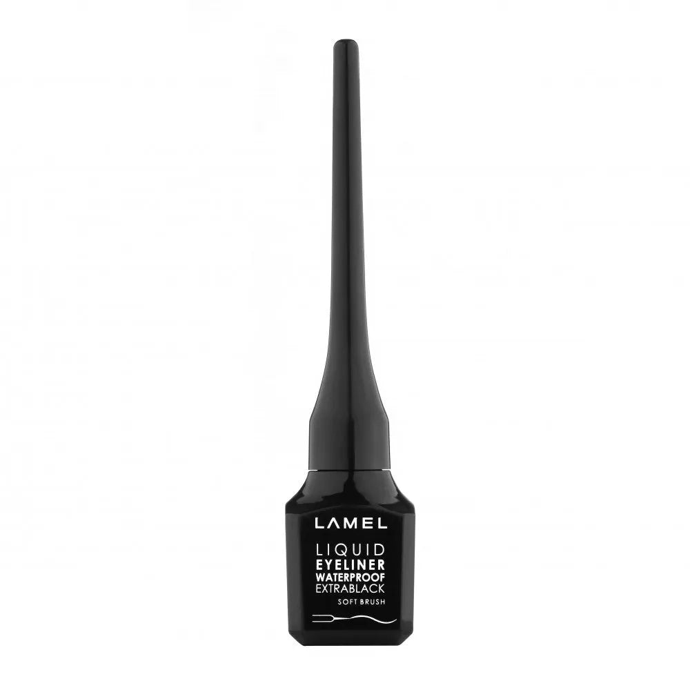 LAMEL Basic Liquid Eyeliner with soft brush - extrablack 3.5ml - Kosmetika