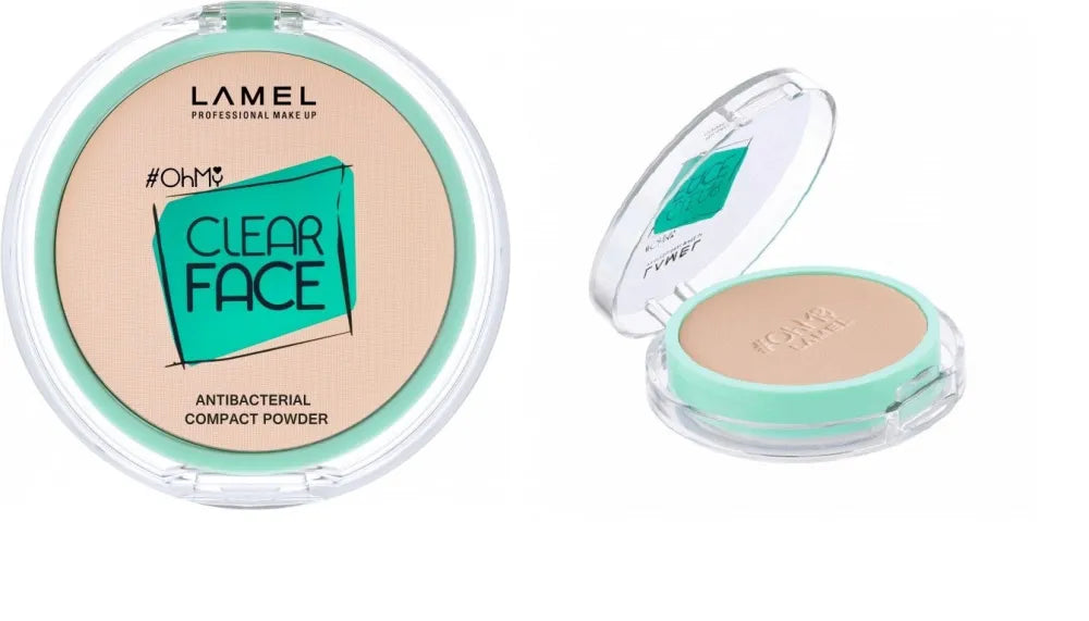 LAMEL OhMy Clear Face Powder kompaktinis antibakterinis nr. 405 6g - Kosmetika