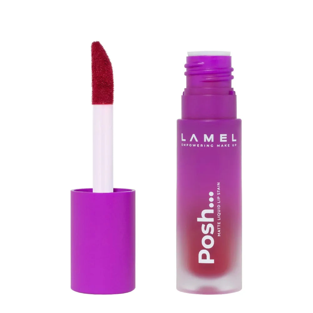 LAMEL Posh Matt skysti lūpų dažai nr. 407 - Kosmetika