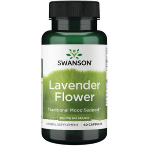 Lavender Flower - Levandų gėlė - 400 mg - N60 - Swanson - Papildai