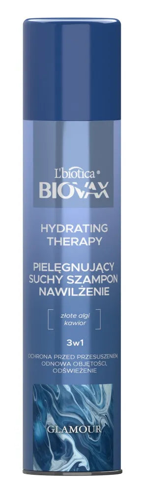 L’BIOTICA BIOVAX Glamour Maitinantis Sausas Šampūnas Drėkinimas 3in1 - Drėkinamoji Terapija - Kosmetika