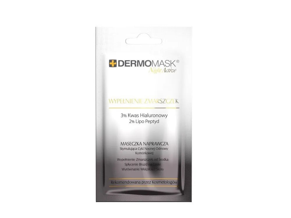L’BIOTICA Dermomask Night Active Repairing face mask - Raukšlių užpildymas 12ml - Kosmetika