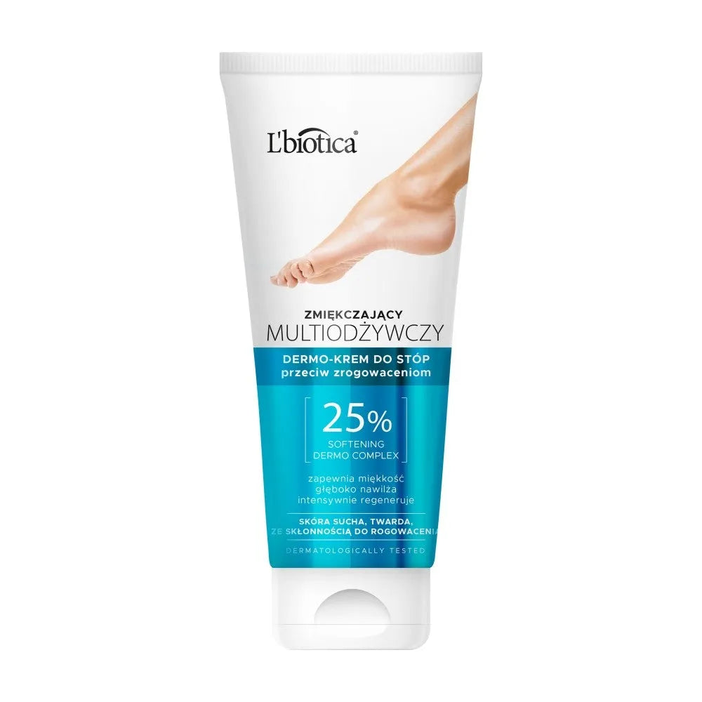 LBIOTICA SOFTENING MULTI-NUTRITIOUS DERMO-CREAM FOR FEET AGAINST CALLUSES - Kosmetika