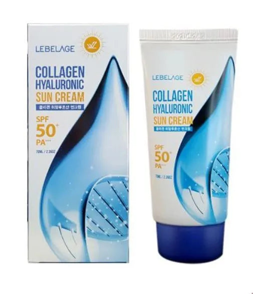 LEBELAGE veido kremas SPF 50+ su hialurono rūgštimi 70 ml - Kosmetika