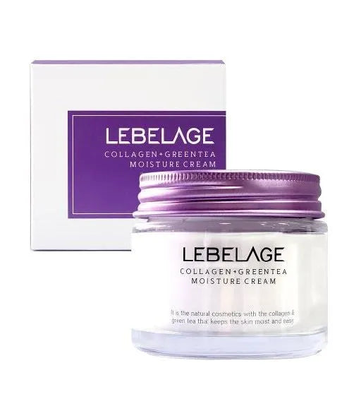 LEBELAGE Veido kremas su kolagenu + žaliąja arbata 70 ml - Kosmetika