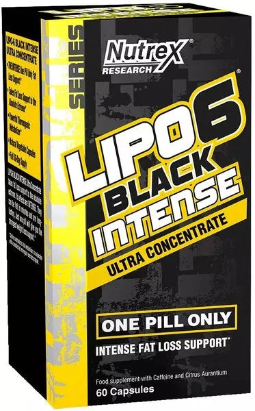 Lipo-6 Black Intense Ultra Concentrate - 60 caps - Nutrex - Sporto papildai