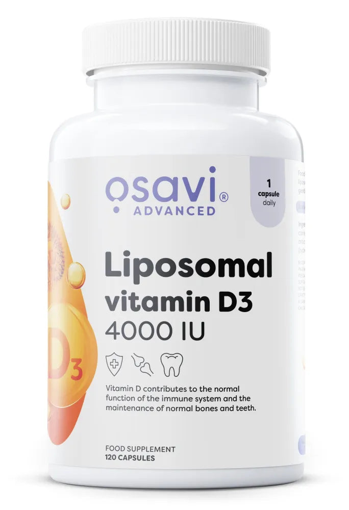 Liposomal Vitamin D3 4000 IU - 120 caps - Osavi - Papildai