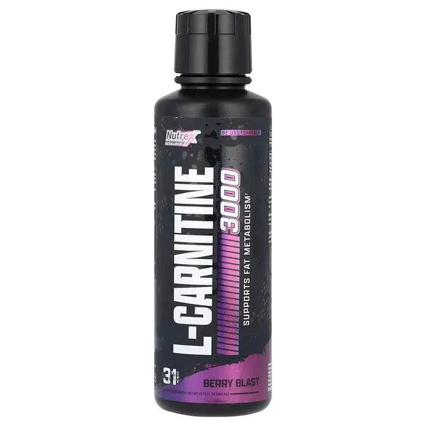 Liquid Carnitine 3000 Berry Blast - 465 ml - Nutrex - Sporto papildai