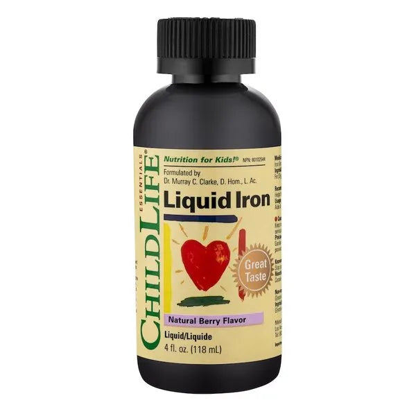 Liquid Iron Natural Berry - 118 ml - ChildLife - Papildai