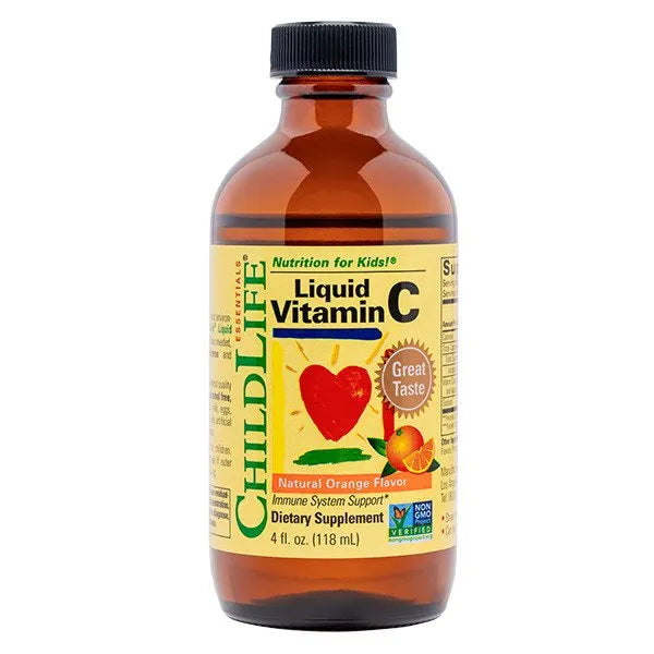 Liquid Vitamin C Natural Orange - 118 ml - ChildLife - Papildai