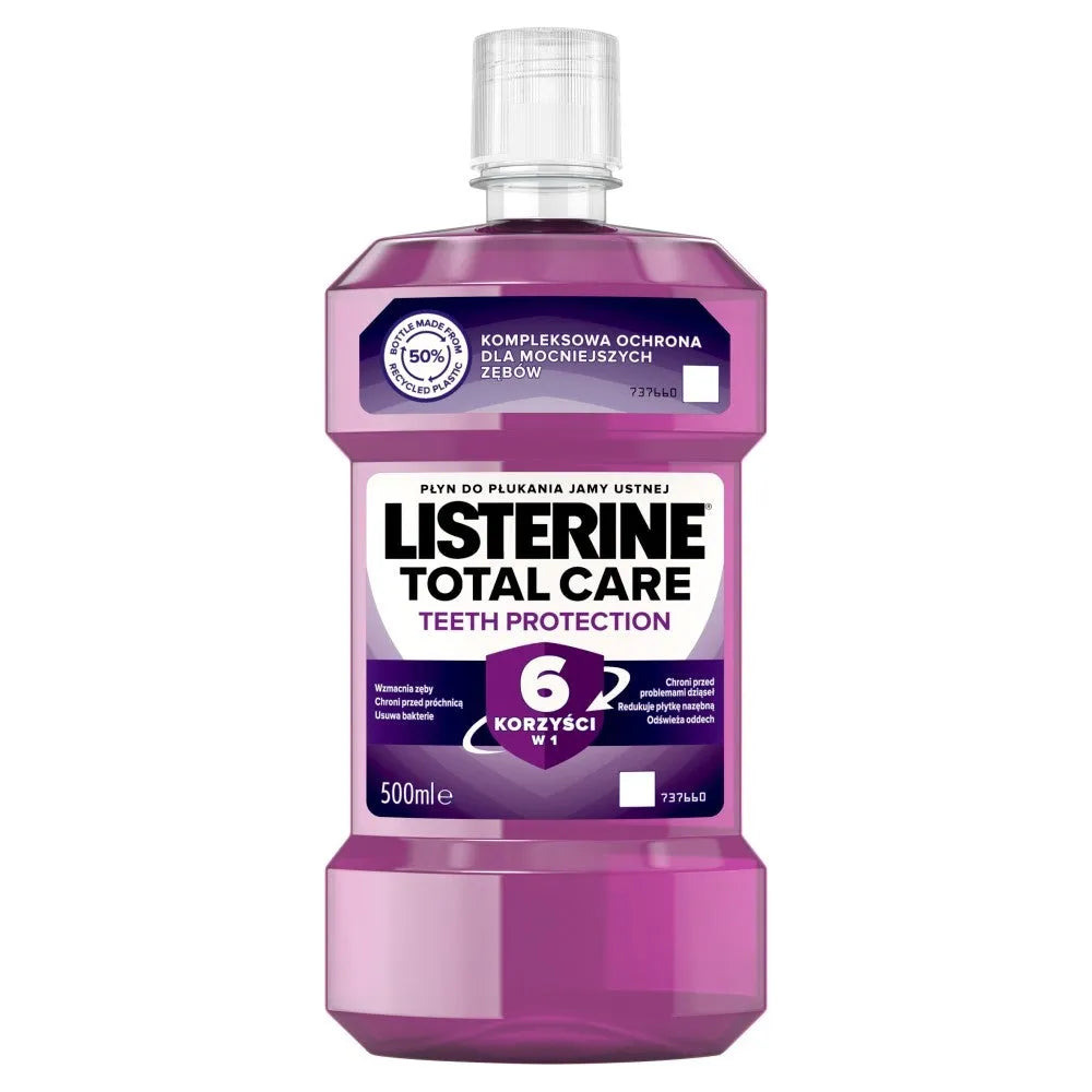 LISTERINE Total Care Mouthwash - 6in1 500ml burnos skalavimo skystis - Kosmetika