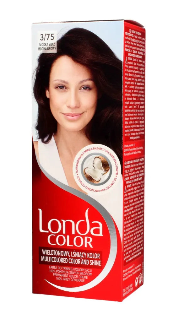 Londacolor Cream Hair Dye Nr. 3/75 rudas mocha 1op. - Kosmetika