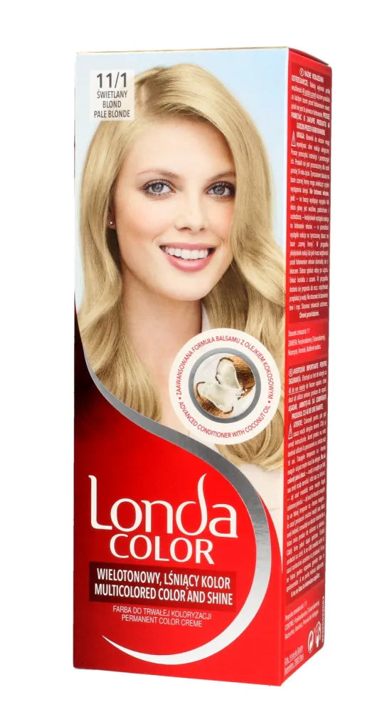 Londacolor Cream plaukų dažai Nr. 11/1 Šviesus šviesiaplaukis 100 ml. - Kosmetika