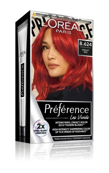 LORAL PREFERENCE VIVIDS 8.624 Ryškiai raudona& - Kosmetika