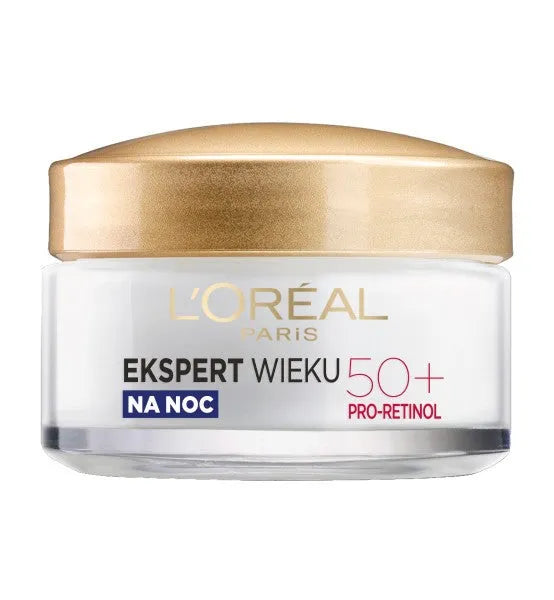 Loreal Age Expert 50+ Stangrinantis Naktinis Kremas 50ml - Kosmetika