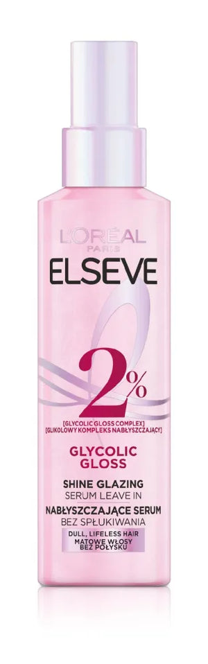 LOREAL ELSEVE Serumas 150 ml GLYCOLIC GLOSS - Kosmetika