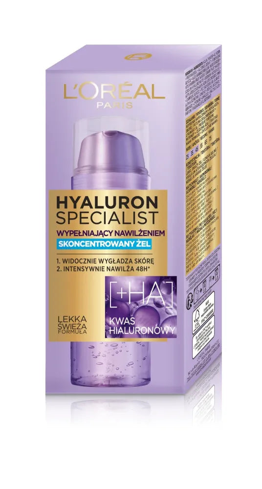 Loreal Hyaluron Specjalist Koncentruotas Gelis užpildantis drėgme 50ml - Kosmetika