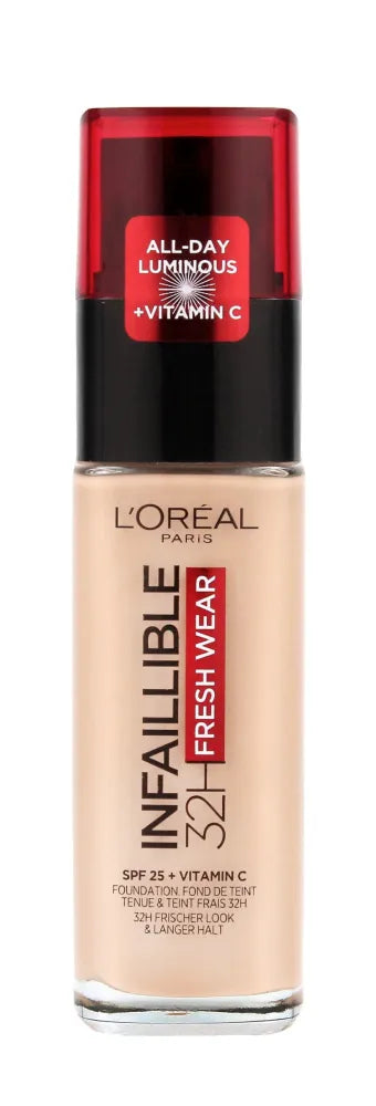 Loreal Infallible 24H Fresh Wear Foundation Nr. 200 Auksinė Smėlis 30ml - Kosmetika