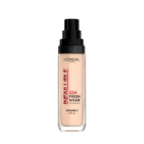 LOREAL Infallible 32H Fresh Wear makiažo pagrindas nr. 020 Ivory 30ml - Kosmetika